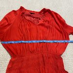 Chic Red Mini Dress with Tiered Skirt Photo 7