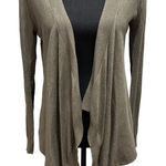 All Saints‎ Women's Size 2 Open Asymmetrical Cardigan Sweater With Ruching Back Photo 0