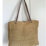 Vintage 90s Americana Wicker Handbag Heritage Look Classic timeless purses Brown Photo 3