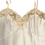 Corhan off white short nightgown with lace trim and bow design Pink Size M Photo 3