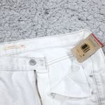 Levi's 94 Baggy White Gray Bleached Noir Straight Leg Jeans Women's Size 34 x 31 Photo 4
