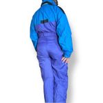 Vintage 90s Inside Edge Purple Blue One Piece Ski Suit Youth XL Womens Fit Snow Size M Photo 7