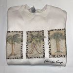 Fruit of the Loom Vintage Florida Keys cozy soft sweatshirt oversized large cream crew neck Photo 2