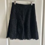 Tory Burch  Black Lace Skirt Size 0 Photo 5