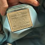 Coach Madison gold metallic and chain baby blue lining bag Photo 6