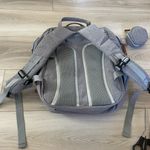 Amazon  Gray‎ Extra Large Diaper Bag Backpack Charging Station Paci Pouch Photo 3