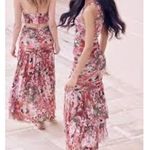 MISA Los Angeles Alethea One Shoulder Dress Resort Batik Mesh Large NWT Photo 6