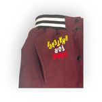 PacSun ࿊ DFW Varsity Patchwork Faux Leather Jacket ࿊ Burgundy ࿊ Men S ࿊ Women M Photo 8