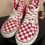 Vans classic Red Checkered High Tops Photo 2