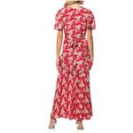 Rixo Evie Silk Floral Belted Midi Dress Size Small Photo 8