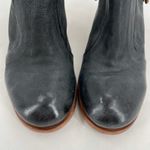 A.S.98 Black Leather Mules Silver Studded Heeled Shoes Boho Cottage EU Size 36 Photo 8