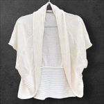 Peter Nygard  Cardigan Open Shrug Bolero Ballet Crop Size L Boho Fairy Preppy Y2K Photo 0