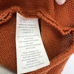 Michael Kors Size Large Back Zip Long Sleeve Long Sweater Orange Autumn Photo 8