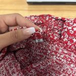 Bohemia Red Maxi Dresses Chiffon Cotton Casual Printing Women's Sz M Size M Photo 13