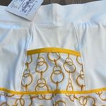 Sofibella 15” Mid Rise Gold Jewel White And Yellow Side Pocket Tennis Skirt Skor Size 1X Photo 5