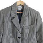 Bill Blass Vintage  Women Tweed‎ Jacket 10 Houndstooth Career Professional Blazer Photo 4