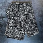 Worthington Black & White Leopard Print Pants Size 8 Photo 0