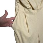Free People  Avery Jumpsuit Size 4 Washed Out Cream One Shoulder New Photo 3