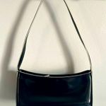 DKNY City Chic Black Minimalist Black Handbag with White Contrast Trim Purse Photo 11