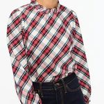 J.Crew Poplin Ruffleneck Тор Photo 0