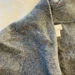 Anthropologie  Bibelot Wool Cardigan Leather Buckle/Cut-Outs Charcoal Grey size M Photo 13