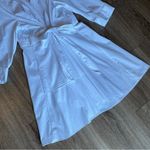 Eloquii White Ruffled Tie Waist Wrap Style Shirt Dress Long Sleeve Bridal 22 Photo 12