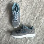 New Balance  877 gray and light blue women’s walking sneaker‎ size 8.5 Photo 1