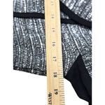 Laundry by Shelli Segal  Black Gray Flare Coat Jacket Womens Size 6 Contrast Trim Photo 14