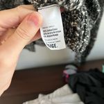 Paige  Marled Cardigan sweater, black & white sz M Photo 3