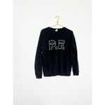 P.E. Nation Heads Up Sweatshirt Size XS Black Oversized Logo Pullover Crewneck Photo 3