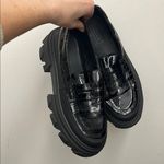 Topshop  Black Platform Chunky Loafers Photo 1