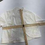 Soft Surroundings  Jacket Womens Large White Cream Ultimate Denim‎ Bolero Cropped Photo 6