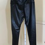 Wild Fable  NWOT Women's High Waisted Liquid Black Faux Leather Leggings Size M Photo 4