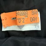 Vintage 80s 90s Eileen West Dark Green Velvet Drop Waist Dress 10 Photo 7