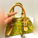 Vintage Y2K  Mini Handbag – Green Logo Print with XOXO Charms Photo 7