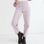 Madewell NWT Balloon Jeans Garment-Dyed Edition in Provence Grape Lavender 28 Photo 1