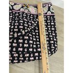 Vera Bradley Villager Tote Bag Pink Elephants Retired Black Quilted RARE 2007 Photo 10