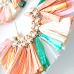 Free People New! FP Emelie Raffia Earrings Photo 8