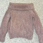 Charlotte Russe  fuzzy off the shoulder sweater Photo 0