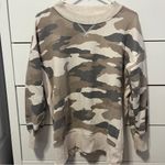 Aerie  Good Vibes Oversized Camo Crewneck Photo 1