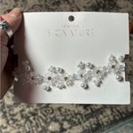 Galina Signature White Crystal, Pearl Necklace Floral Design Photo 1