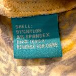 J. McLaughlin  Monroe Catalina Cloth Tab Sleeve‎ Shirt Women's Medium Gold Blue Photo 6