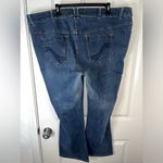 Lane Bryant Slim Boot Cut Denim Genius Fit Embroidered Jeans Sz 28 Petite Photo 3