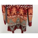 RRL Ralph Lauren Hand Knit Ranch Cardigan Sweater Aztec Gray Women's Size S 2 Photo 2