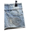 Insight 51 Y2K Micro Denim Mini Skirt Blue Size XL Festival Beach Coastal Rodeo Photo 5