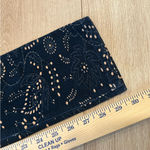 Pilcro  x Anthropologie Serif Corduroy Navy Tan Paisley Pant Size 30 Photo 5