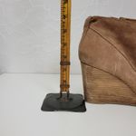 Lucky Brand Yoanna Womens Boots Size 8 Tan Suede Lace Up Wedge Zip Ankle Boots Photo 11