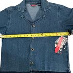 Vtg 2 pc denim maxi dress & jacket AGAPO floral embroidery bohemian cottagecore Blue Size undefined Photo 5