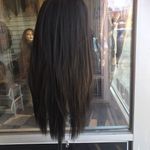 Long Lacefront FreePart thick Lace Wig 2020 Black Size 24 Photo 5