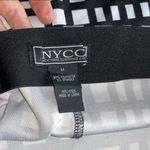 Vintage Black and White Checkered Women's Stretchy Skirt Size M Photo 5